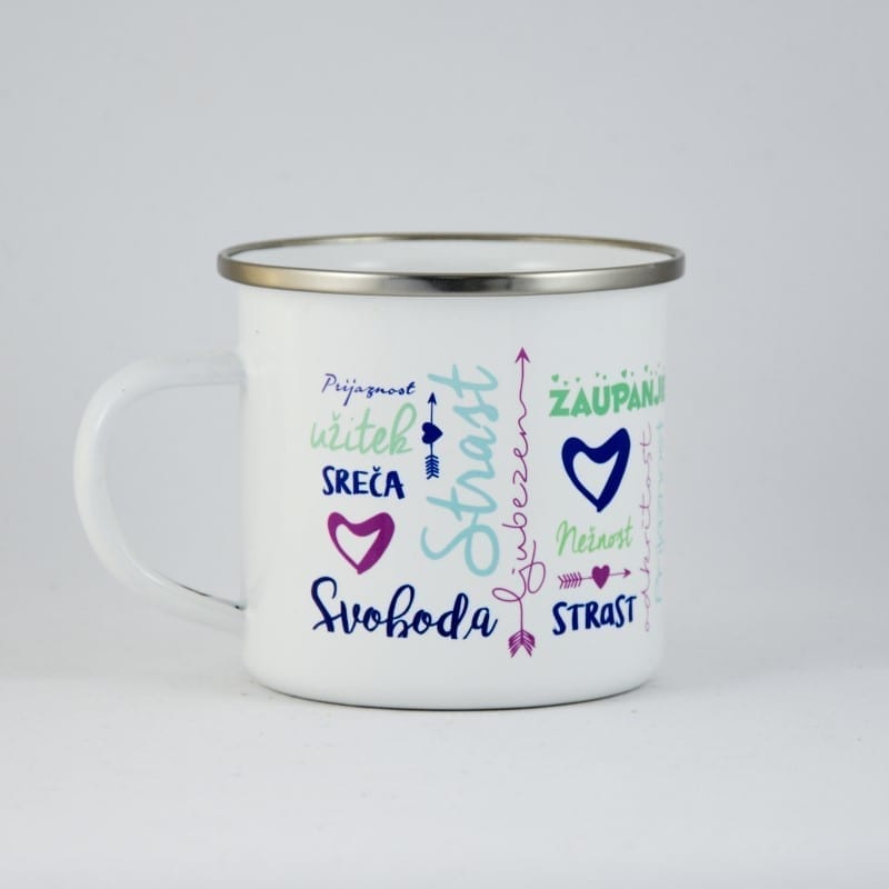 Retro škodelica - Ljubezen